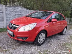 Czerwony Używany 2007 Opel Corsa Hatchback | 9900 zł (Uczciwa cena)