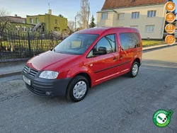 Czerwony Używany 2009 VW Caddy Minivan | 19 999 zł