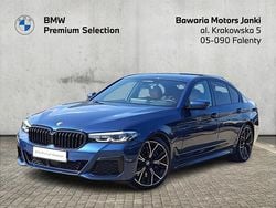 Phytonic blue metallic metalizowany Używany 2022 BMW 530 Shadowline Sedan/Limuzyna | 239 900 zł (Dość drogi)