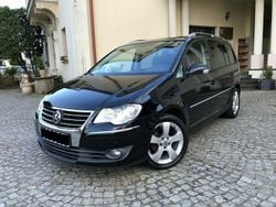 Czarny Używany 2008 VW Touran Minivan | 17 900 zł (Dość drogi)