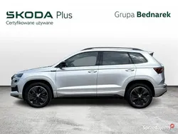Srebrny Używany 2024 Skoda Karoq SUV | 129 900 zł (Uczciwa cena)