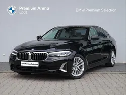 Czarny (metalik) Używany 2021 BMW 520 Luxury Line Sedan/Limuzyna | 149 900 zł (Dość drogi)