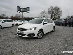 Biały Używany 2021 Peugeot 308 Allure Kombi | 44 900 zł (Uczciwa cena)