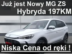 Biały Nowe 2024 MG ZS Exclusive Sedan/Limuzyna | 116 700 zł (Uczciwa cena)