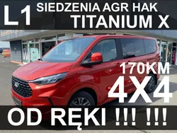 Czerwony Nowe 2024 Ford Tourneo Custom Titanium X Sedan/Limuzyna | 289 050 zł (Uczciwa cena)