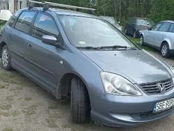Szary Używany 2004 Honda Civic Hatchback | 5000 zł