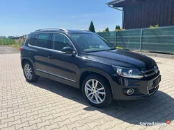 Czarny Używany 2015 VW Tiguan SUV | 55 000 zł (Dobra cena)