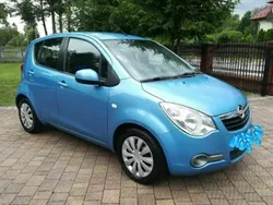 Niebieski Używany 2009 Opel Agila Enjoy Minivan | 12 500 zł