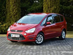 Czerwony (metalik) Używany 2014 Ford S-MAX S Minivan | 38 900 zł (Dobra cena)