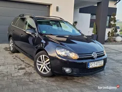 Czarny Używany 2010 VW Golf VI Kombi | 18 200 zł (Uczciwa cena)