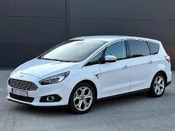 Biały Używany 2017 Ford S-MAX S Minivan | 69 900 zł (Drogi)