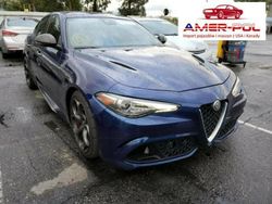 Niebieski Używany 2017 Alfa Romeo Giulia Quadrifoglio Sedan/Limuzyna | 160 000 zł