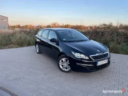 Czarny Używany 2015 Peugeot 308 Kombi | 24 000 zł (Uczciwa cena)