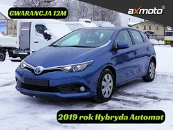 Niebieski ciemny (metalik) Używany 2019 Toyota Auris Hybrid Hatchback | 49 900 zł (Dobra cena)
