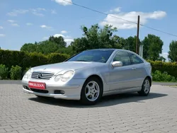Srebrny (metalik) Używany 2001 Mercedes C180 Coupe | 11 700 zł