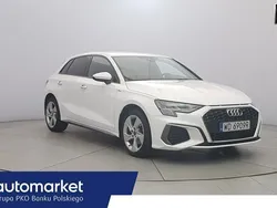 Biały Używany 2023 Audi A3 S-Line Hatchback | 91 850 zł (Dobra cena)