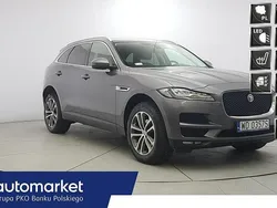 Szary Używany 2018 Jaguar F-Pace Portfolio SUV | 112 850 zł (Uczciwa cena)