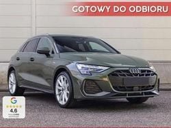 Zielony Nowe 2025 Audi A3 Sportback S-Line Hatchback | 166 500 zł (Dość drogi)