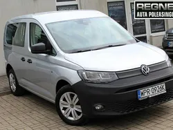 Srebrny Używany 2021 VW Caddy Minivan | 82 900 zł (Dość drogi)