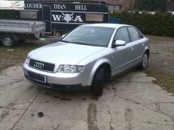 Srebrny (metalik) Używany 2001 Audi A4 Sedan/Limuzyna | 12 200 zł (Drogi)