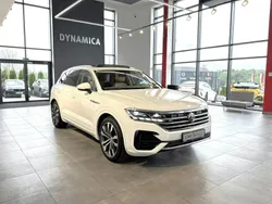 Biały Używany 2019 VW Touareg R-line SUV | 189 900 zł (Dość drogi)