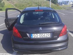 Czarny Używany 2009 Peugeot 207 Hatchback | 12 500 zł