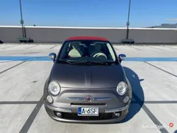 Szary Używany 2012 Fiat 500 Lounge Kabriolet | 26 300 zł (Uczciwa cena)