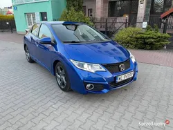 Niebieski Używany 2016 Honda Civic Hatchback | 44 800 zł (Uczciwa cena)