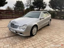 Srebrny Używany 2001 Mercedes C180 Coupe | 9000 zł