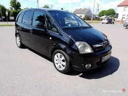 Czarny Używany 2009 Opel Meriva Minivan | 14 900 zł (Dość drogi)