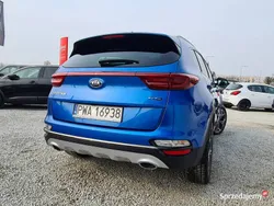Niebieski (metalik) Używany 2021 Kia Sportage 2 SUV | 89 900 zł (Uczciwa cena)