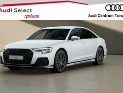 Biały (metalik) Używany 2024 Audi A8 Ambiente Sedan/Limuzyna | 349 000 zł (Uczciwa cena)