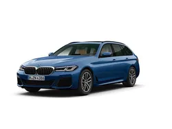 Niebieski phytonic metalizowany Używany 2021 BMW 530 Shadowline Kombi | 184 900 zł