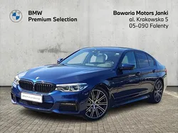 Mediterranblue metallic metalizowany Używany 2019 BMW 530 Shadowline Sedan/Limuzyna | 219 900 zł