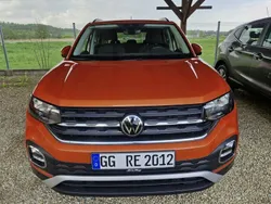 Pomarańczowy Używany 2021 VW T-Cross SUV | 76 500 zł (Uczciwa cena)