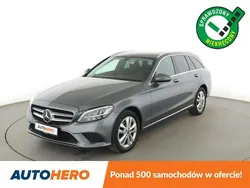 Szary Używany 2018 Mercedes C180 Kombi | 70 900 zł (Dobra cena)