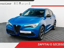 Niebieski Używany 2021 Alfa Romeo Stelvio Ti SUV | 169 800 zł (Drogi)