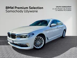 Mineral white metallic metalizowany Używany 2017 BMW 520 Luxury Line Sedan/Limuzyna | 114 900 zł (Uczciwa cena)