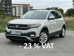 Szary (metalik) Używany 2022 VW T-Cross SUV | 80 000 zł (Dobra cena)