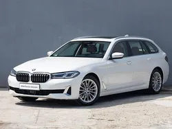 Mineral white metallic metalizowany Używany 2020 BMW 520 Luxury Line Kombi | 149 900 zł (Drogi)