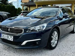 Niebieski ciemny (metalik, perła) Używany 2017 Peugeot 508 Allure Sedan/Limuzyna | 45 900 zł (Dobra cena)