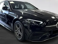 Czarny (metalik) Używany 2022 Mercedes C200 AMG line Sedan/Limuzyna | 209 999 zł