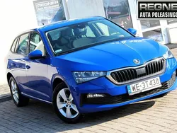 Niebieski Używany 2021 Skoda Scala Ambition Hatchback | 49 900 zł (Uczciwa cena)