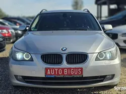 Srebrny (metalik) Używany 2008 BMW 525 Kombi | 18 900 zł