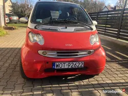 Czerwony Używany 2001 Smart ForTwo Cabrio Kabriolet | 7500 zł