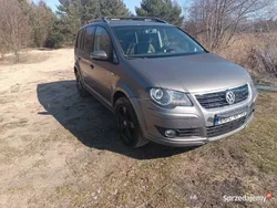 Grafitowy Używany 2009 VW Touran Cross Minivan | 14 900 zł