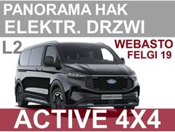 Czarny Nowe 2025 Ford Tourneo Custom Active Sedan/Limuzyna | 298 890 zł (Dość drogi)