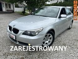 Srebrny (metalik) Używany 2004 BMW 520 Sedan/Limuzyna | 21 900 zł (Dość drogi)