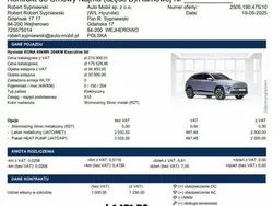 Szary Nowe 2025 Hyundai Kona SUV | 158 900 zł (Dość drogi)