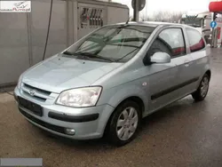 Srebrny (metalik) Używany 2004 Hyundai Getz Hatchback | 7500 zł